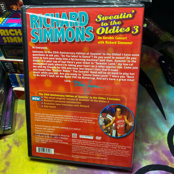 DVD | NEW - Richard Simmons sweating to the oldies | volume 3