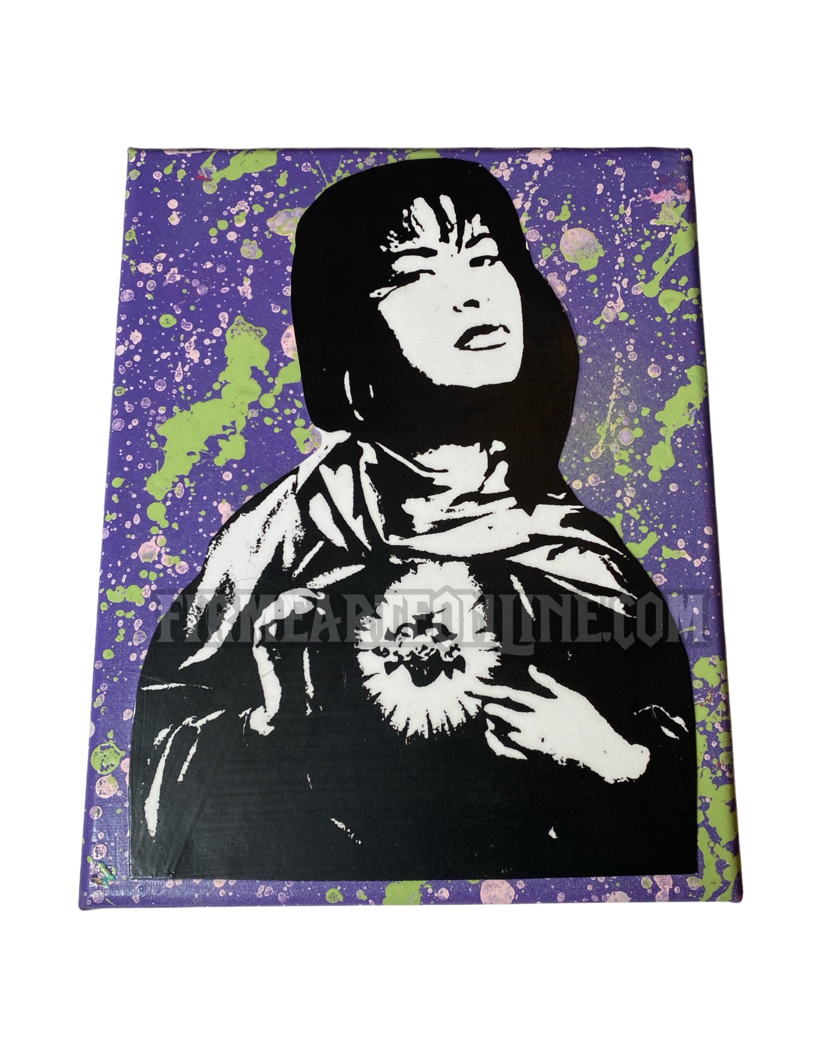 Nuevo Santos | Canvas 8x10 | Selena Quintanilla | Purple