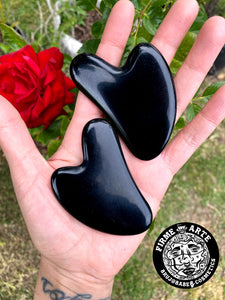 Crystal | Gua Sha | Facial Massager | Black Obsidian