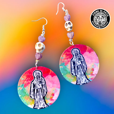 Jewelry | Earrings | Santa Muerte | Hey Beautiful | Self Love #1