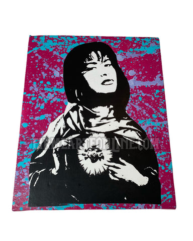 Nuevo Santos | Canvas 8x10 | Selena Quintanilla | Pink