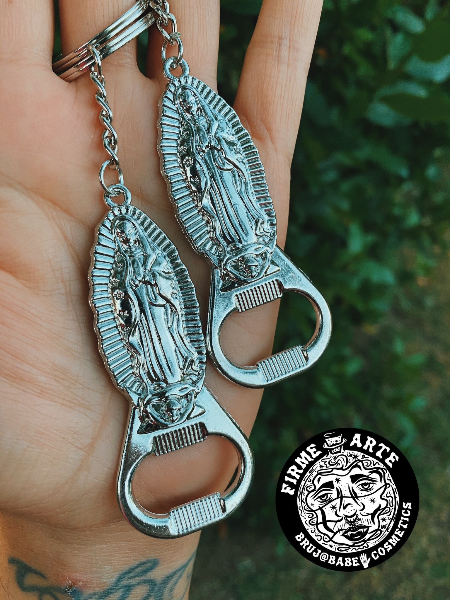 Keychain | La Patrona | Virgen De Guadalupe | Bottle Opener