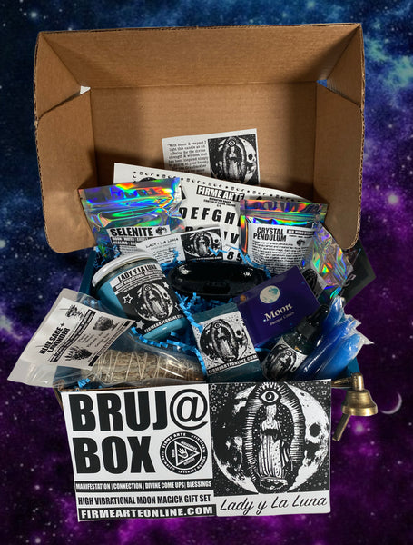 Bruj@ Box | Lady y La Luna | High Vibrational Moon Magick | Gift Set