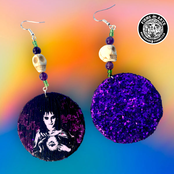 Jewelry | Earrings | Sacred heart of Beetlejuice & Lydia