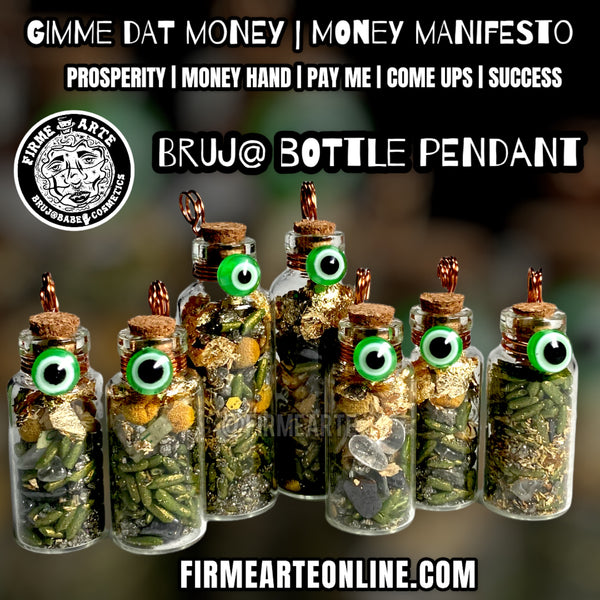 Jewelry | Bruj@ Bottle Pendant Necklace | Gimme Dat Money